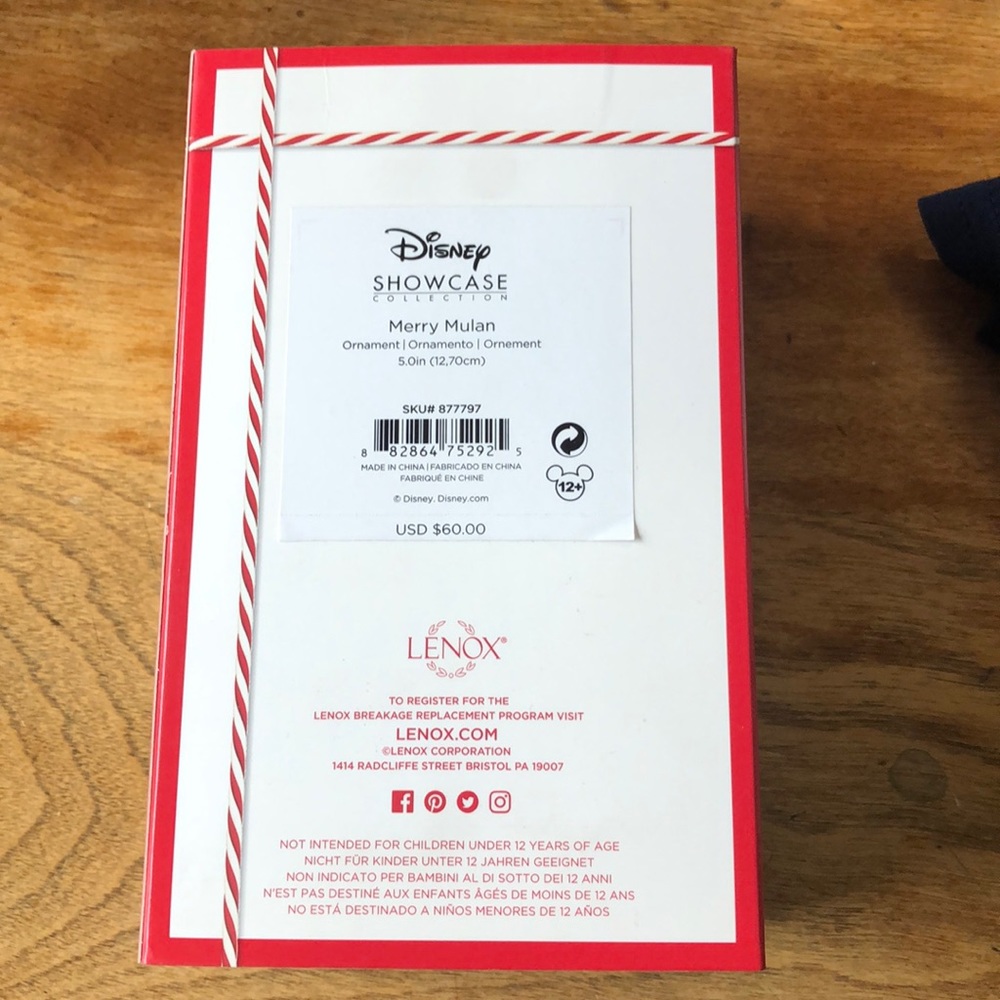 Mulan Lenox Ornament - Picture 4 of 4